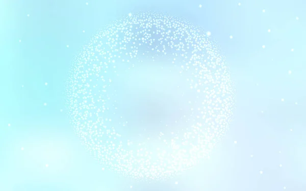 Fond vectoriel bleu clair avec étoiles astronomiques . — Image vectorielle