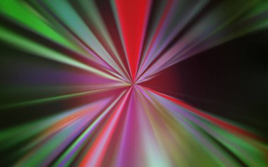 Açık Yeşil ve Kırmızı vektör soyut parlaklığı bulanıklaştırdı.