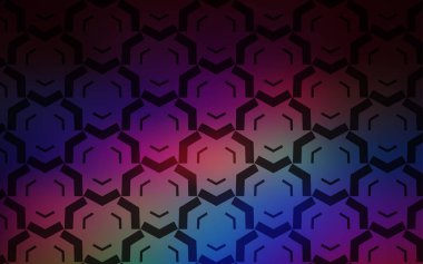 Eğri çizgileri olan koyu renkli vektör arkaplanı.