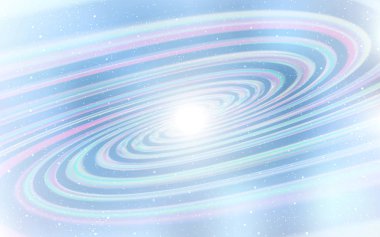 Kozmik Yıldızlar ile açık mavi vektör düzeni.