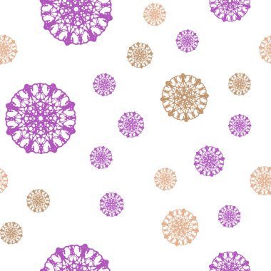 Güzel kar taneleri ile Hafif Çok renkli vektör dikişsiz kapak.