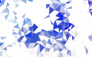 Açık mavi, kırmızı vektör degrade üçgenler deseni.