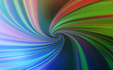 Açık Mavi, kıvrımlı yeşil vektör dokusu.