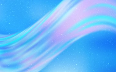 Hafif mavi vektör şablon alan yıldız.