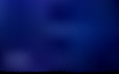 Koyu mavi vektör doku ile Samanyolu yıldız.