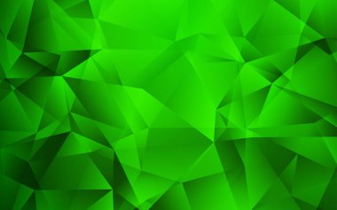 Açık Yeşil Vektör soyut mozaik arkaplan.