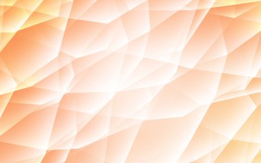 Çizgiler ve üçgenlerle Açık Turuncu vektör düzeni.