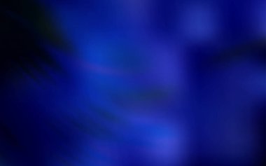 Koyu mavi vektör parlak şablonu bulanıklaştırdı.