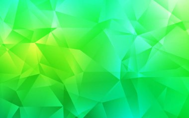 Açık Yeşil vektör düşük poli arka plan.