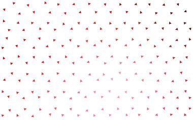 Açık Kırmızı Vektör Mozaik Şablonu.