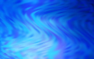 Gökada yıldız ışık mavi vektör arka plan.