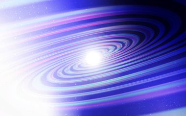 Uzay yıldızları ile açık mor vektör şablonu.