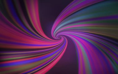 Eğri çizgileri olan koyu pembe vektör arkaplanı.