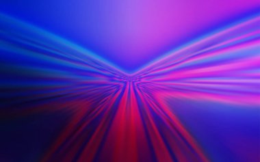 Koyu pembe, eğri çizgileri olan mavi vektör arkaplan.