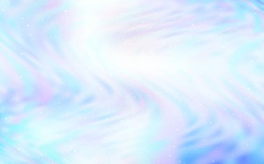 Pembe ışık, vektör şablon alan yıldız ile mavi.