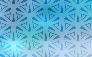 Çizgiler ve üçgenlerle hafif BLUE vektör düzeni.