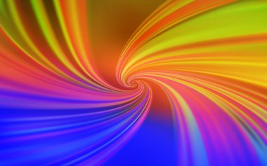 Açık Mavi, Eğri çizgilerle sarı vektör düzeni.