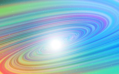 Açık Mavi, Astronomik yıldızlarla sarı vektör arka plan.