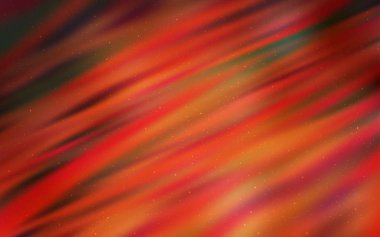 Kozmik yıldızlarla Açık Turuncu vektör düzeni.