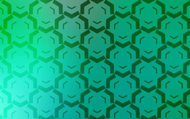 Bükülmüş çizgileri olan Açık Yeşil vektör arkaplanı.