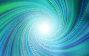 Gökada yıldız ışık mavi vektör arka plan.