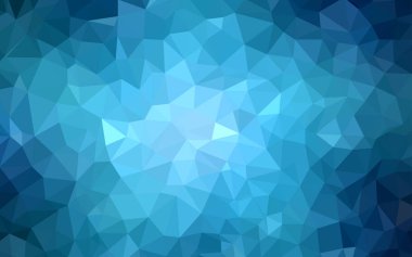 Hafif BLUE vektörü düşük poli düzeni.