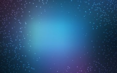 Koyu pembe, alanı şablonuyla mavi vektör yıldız.