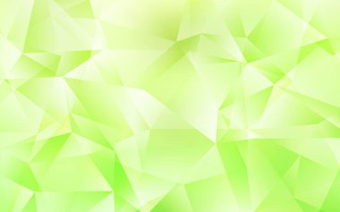 Açık yeşil, sarı vektör soyut mozaik arka plan.