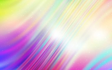 Işık çok renkli vektör şablon alan yıldız.