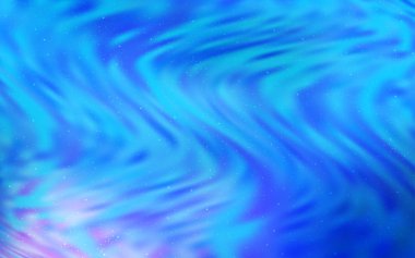 Gökada yıldız ışık mavi vektör arka plan.