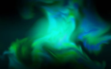 Koyu mavi, yeşil vektör soyut bulanık arkaplan.