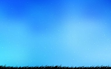 Hafif mavi vektör şablon alan yıldız.