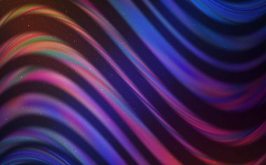 Açık mavi, astronomik yıldızlar ile kırmızı vektör arka plan.