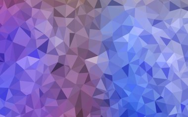 Açık Çok renkli vektör soyut poligonal arka plan.