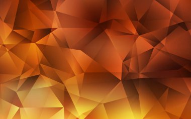 Koyu Turuncu vektör çokgen yerleşimi.