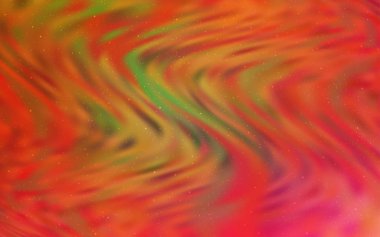 Işık kırmızı, sarı vektör düzen kozmik yıldız ile.