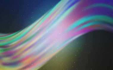 Açık Mavi, Kozmik yıldızlarla sarı vektör düzeni.