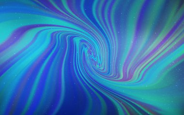 Gökada yıldız ışık mavi vektör arka plan.