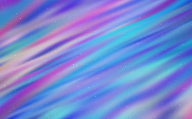 Hafif pembe, mavi vektör arka plan gökada yıldız ile.