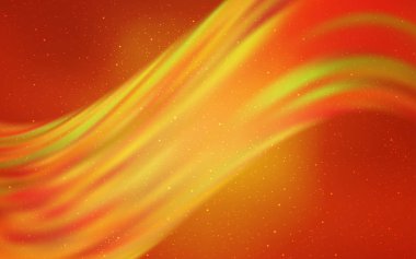Astronomik yıldızlarla Hafif Turuncu vektör arka planı.