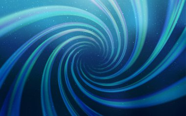 Gece gökyüzü desenle ışık mavi vektör yıldız.