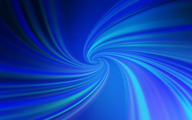 Bükülmüş çizgilerle hafif BLUE vektör arkaplanı.