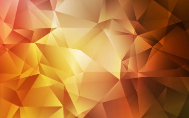 Açık Turuncu vektör gradyan üçgenler doku.