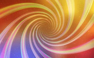 Hafif pembe, sarı vektör desen gece gökyüzü ile yıldız.