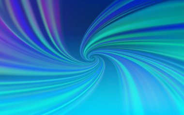 Açık Pembe, bükülmüş çizgilerle mavi vektör deseni.