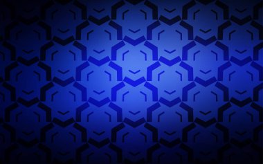 Wry çizgileri ile koyu mavi vektör şablonu.