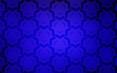 Eğri çizgileri olan koyu mavi vektör şablonu.