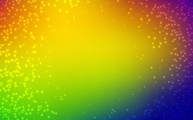 Çok renkli vektör arka plan gökada yıldız ışık.