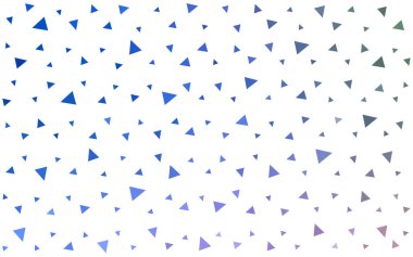 Açık Mavi, Yeşil vektör çokgen yerleşimi.