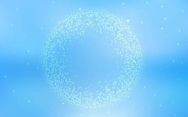 Astronomik yıldızlar ile açık mavi vektör arka plan.